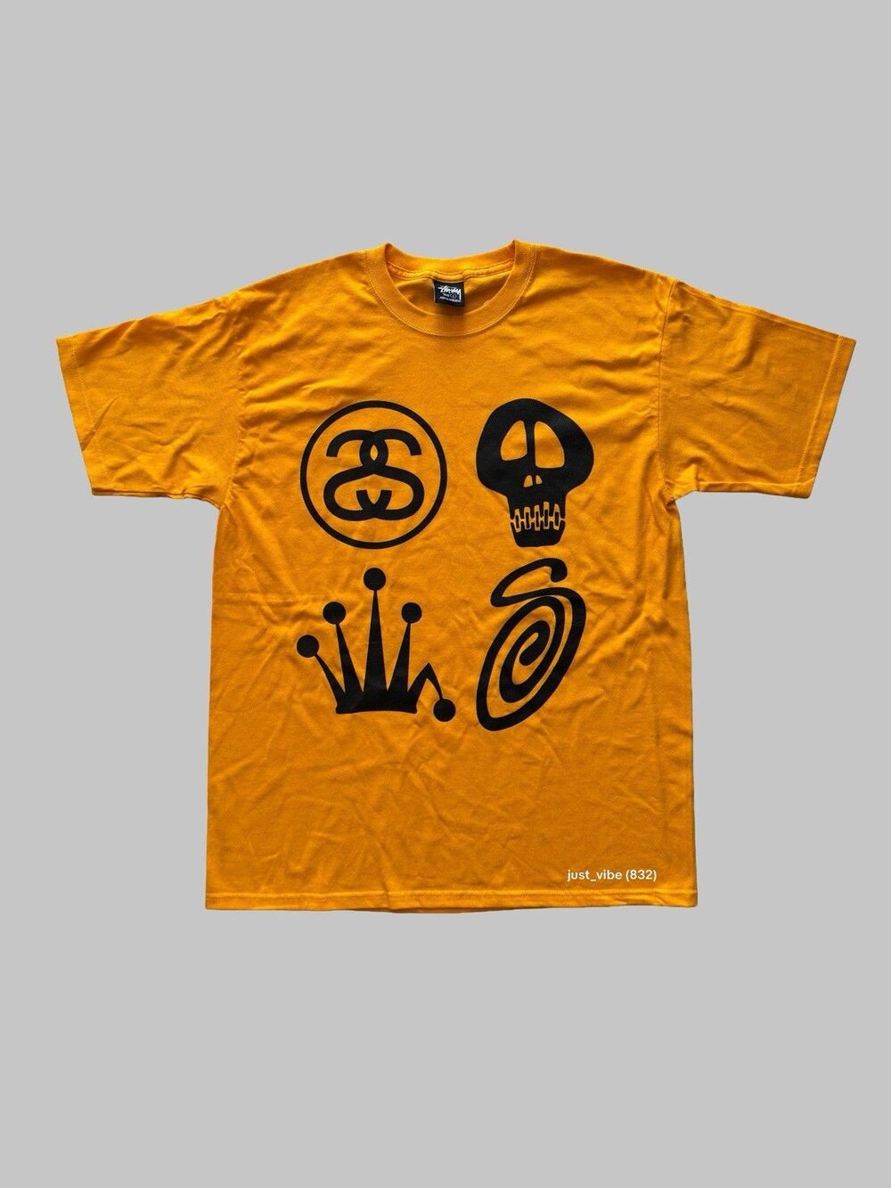Stussy Crown Collage Tee Shirt Men’s Large NWOT